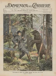 A Hunting Adventure of an Austrian Archduke, Grappling with a Bear
